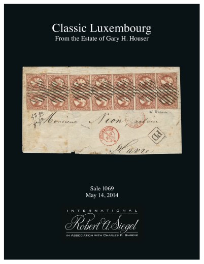 Catalog Cover Sale no. 1069 — Siegel Auction Galleries