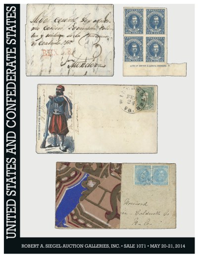 Catalog Cover Sale no. 1071 — Siegel Auction Galleries
