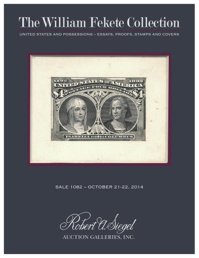 Catalog Cover Sale no. 1082 — Siegel Auction Galleries