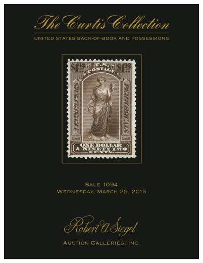 Catalog Cover Sale no. 1094 — Siegel Auction Galleries