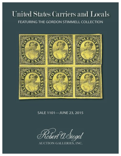 Catalog Cover Sale no. 1101 — Siegel Auction Galleries