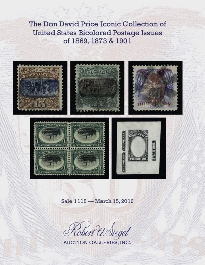 Catalog Cover Sale no. 1118 — Siegel Auction Galleries