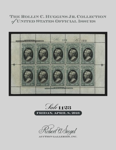 Catalog Cover Sale no. 1123 — Siegel Auction Galleries