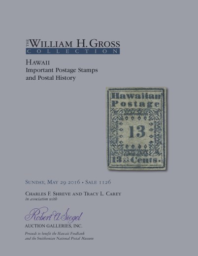 Catalog Cover Sale no. 1126 — Siegel Auction Galleries