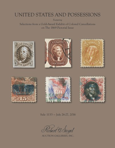 Catalog Cover Sale no. 1133 — Siegel Auction Galleries