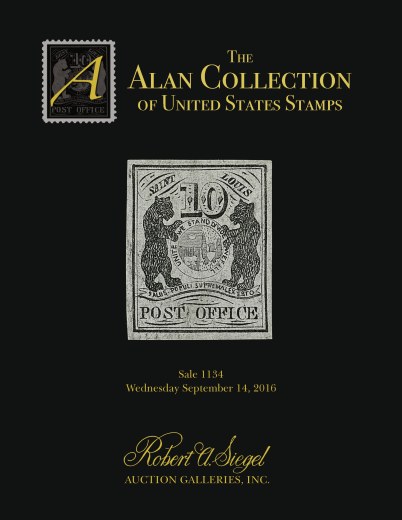 Catalog Cover Sale no. 1134 — Siegel Auction Galleries
