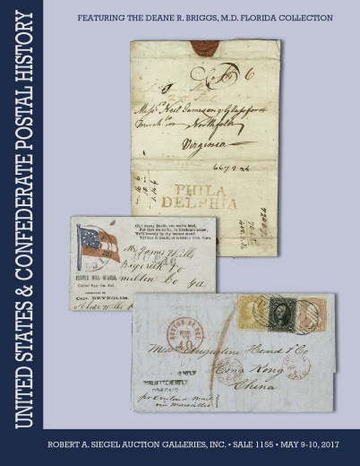 Catalog Cover Sale no. 1155 — Siegel Auction Galleries