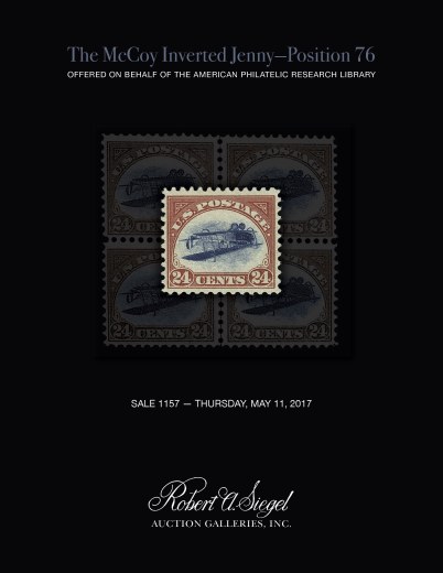 Catalog Cover Sale no. 1157 — Siegel Auction Galleries