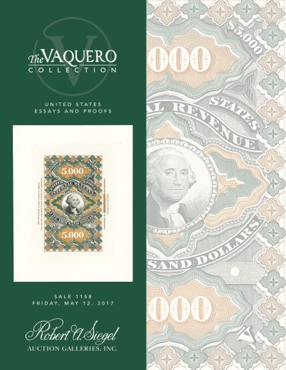 Catalog Cover Sale no. 1158 — Siegel Auction Galleries