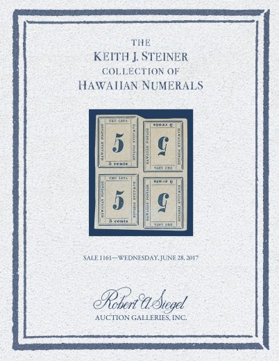 Catalog Cover Sale no. 1161 — Siegel Auction Galleries