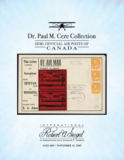 Catalog Cover Sale no. 1169 — Siegel Auction Galleries