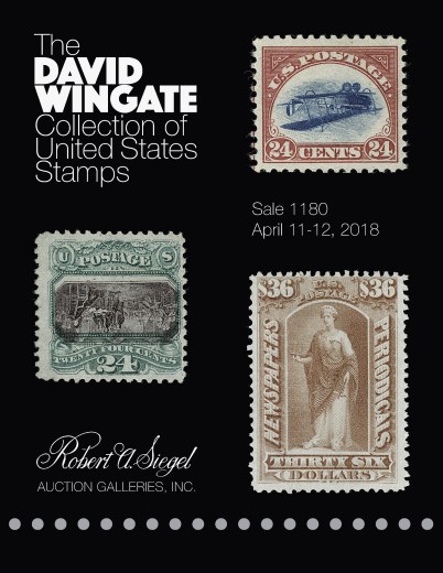 Catalog Cover Sale no. 1180 — Siegel Auction Galleries