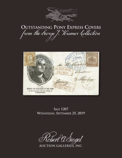 Catalog Cover Sale no. 1207 — Siegel Auction Galleries