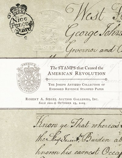 Catalog Cover Sale no. 1210 — Siegel Auction Galleries