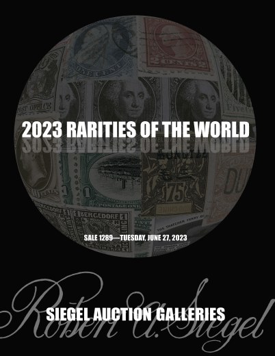 Catalog Cover Sale no. 1289 — Siegel Auction Galleries