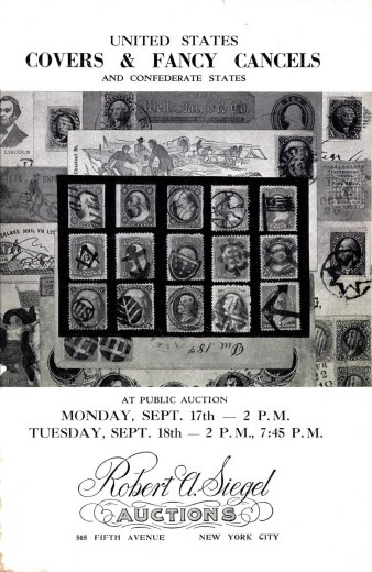 Catalog Cover Sale no. 152 — Siegel Auction Galleries