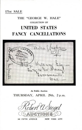 Catalog Cover Sale no. 171 — Siegel Auction Galleries