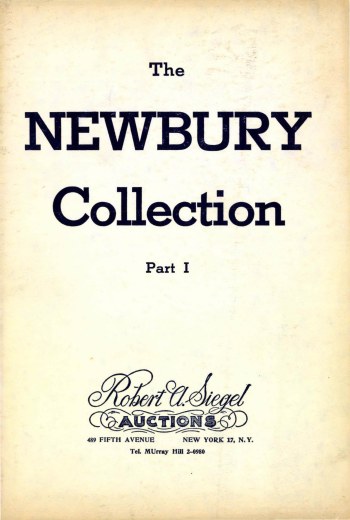 Catalog Cover Sale no. 240 — Siegel Auction Galleries