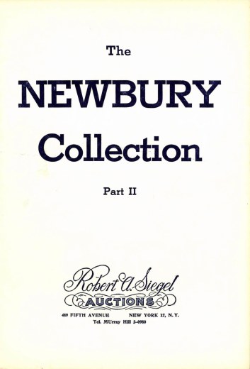 Catalog Cover Sale no. 244 — Siegel Auction Galleries