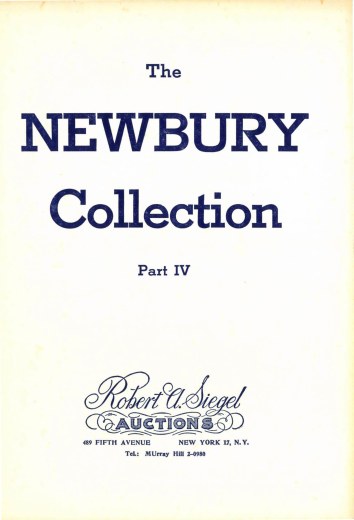 Catalog Cover Sale no. 251 — Siegel Auction Galleries