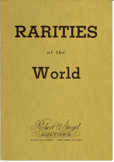 Catalog Cover Sale no. 283 — Siegel Auction Galleries