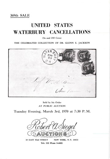 Catalog Cover Sale no. 369 — Siegel Auction Galleries