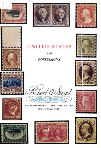 Catalog Cover Sale no. 389 — Siegel Auction Galleries