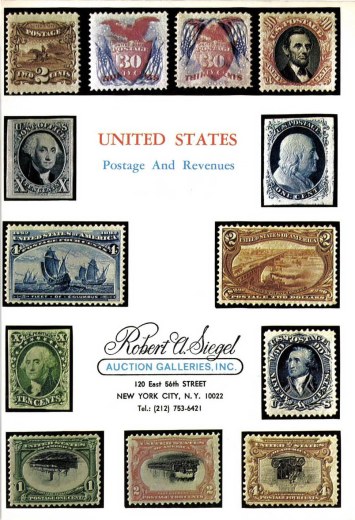 Catalog Cover Sale no. 413 — Siegel Auction Galleries
