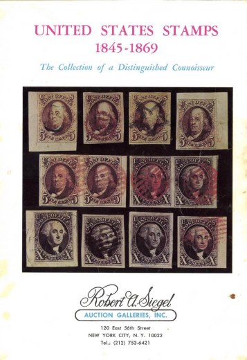 Catalog Cover Sale no. 418 — Siegel Auction Galleries