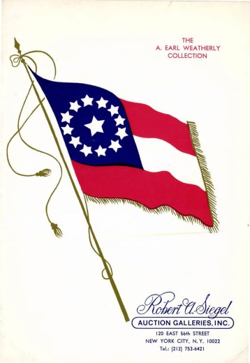 Catalog Cover Sale no. 420 — Siegel Auction Galleries