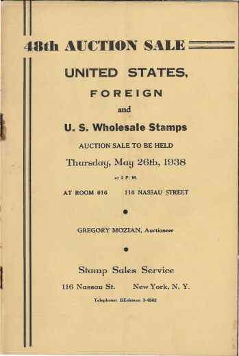 Catalog Cover Sale no. 48 — Siegel Auction Galleries