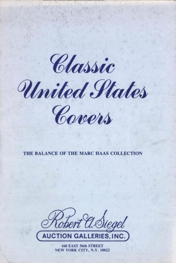 Catalog Cover Sale no. 615 — Siegel Auction Galleries