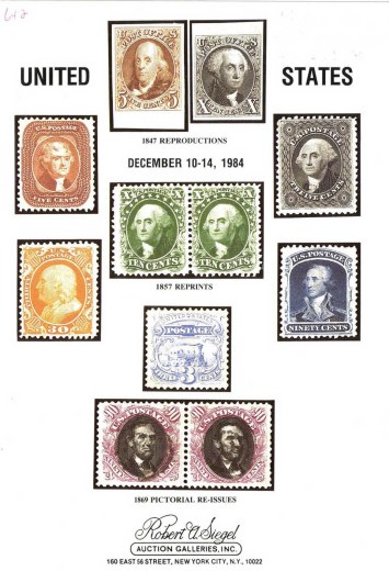 Catalog Cover Sale no. 642 — Siegel Auction Galleries