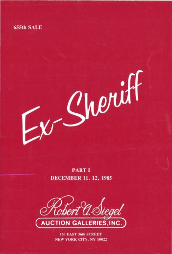 Catalog Cover Sale no. 655 — Siegel Auction Galleries
