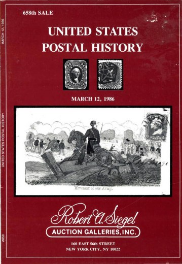 Catalog Cover Sale no. 658 — Siegel Auction Galleries