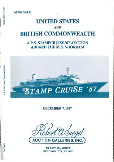 Catalog Cover Sale no. 687 — Siegel Auction Galleries