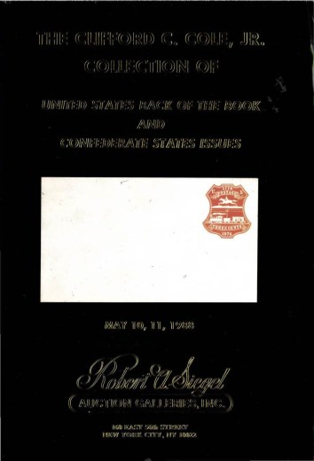 Catalog Cover Sale no. 693 — Siegel Auction Galleries