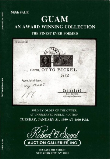 Catalog Cover Sale no. 705 — Siegel Auction Galleries