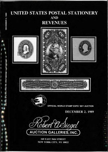 Catalog Cover Sale no. 718 — Siegel Auction Galleries