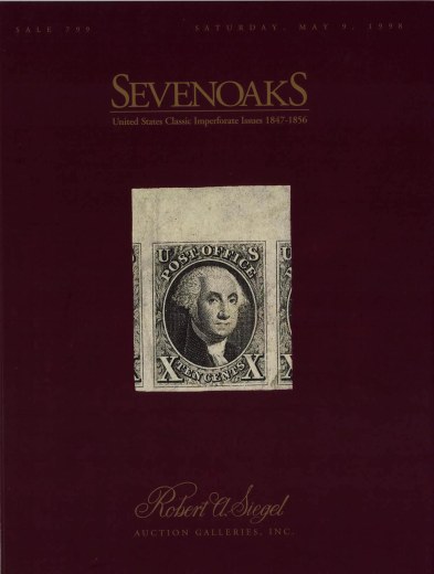 Catalog Cover Sale no. 799 — Siegel Auction Galleries