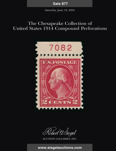 Catalog Cover Sale no. 877 — Siegel Auction Galleries