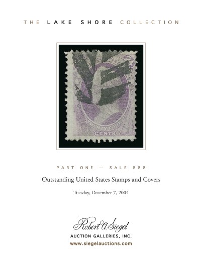 Catalog Cover Sale no. 888 — Siegel Auction Galleries