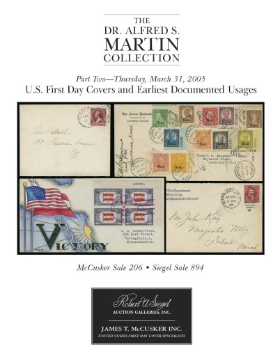 Catalog Cover Sale no. 894 — Siegel Auction Galleries