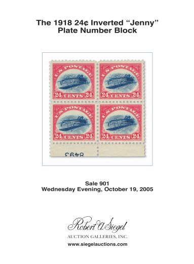 Catalog Cover Sale no. 901 — Siegel Auction Galleries