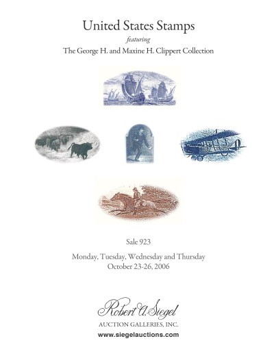 Catalog Cover Sale no. 923 — Siegel Auction Galleries