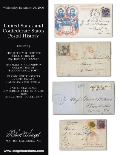Catalog Cover Sale no. 927 — Siegel Auction Galleries