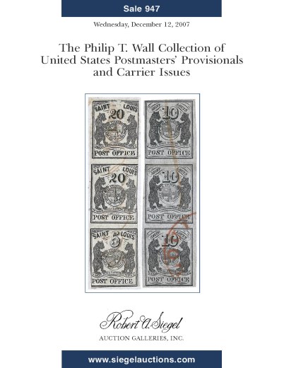 Catalog Cover Sale no. 947 — Siegel Auction Galleries