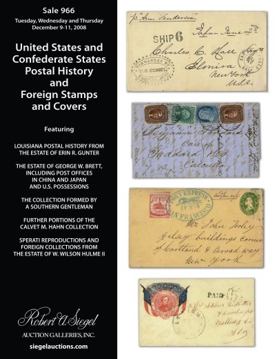 Catalog Cover Sale no. 966 — Siegel Auction Galleries