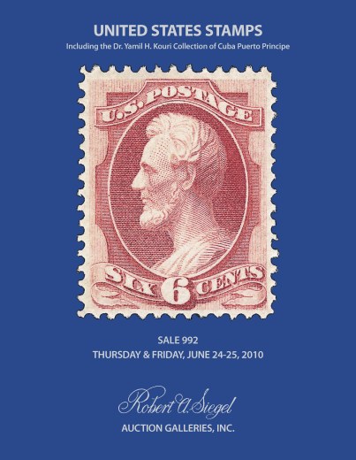 Catalog Cover Sale no. 992 — Siegel Auction Galleries