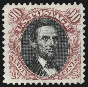 Sale 904, Lot 124, 1875 Re-Issue of 1869 Pictorial Issue